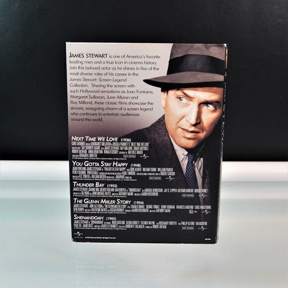 James Stewart Screen Legend Movies DVD 3 Disc Set - Picture 2 of 4